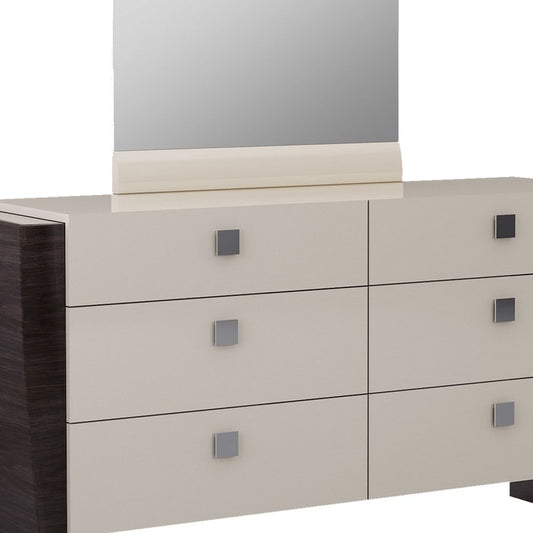 39" Beige Five Drawer