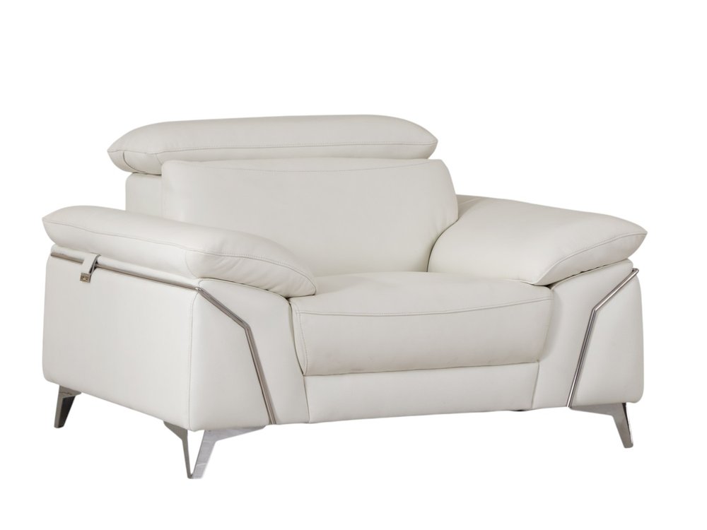 51" Gray Chair and a Half