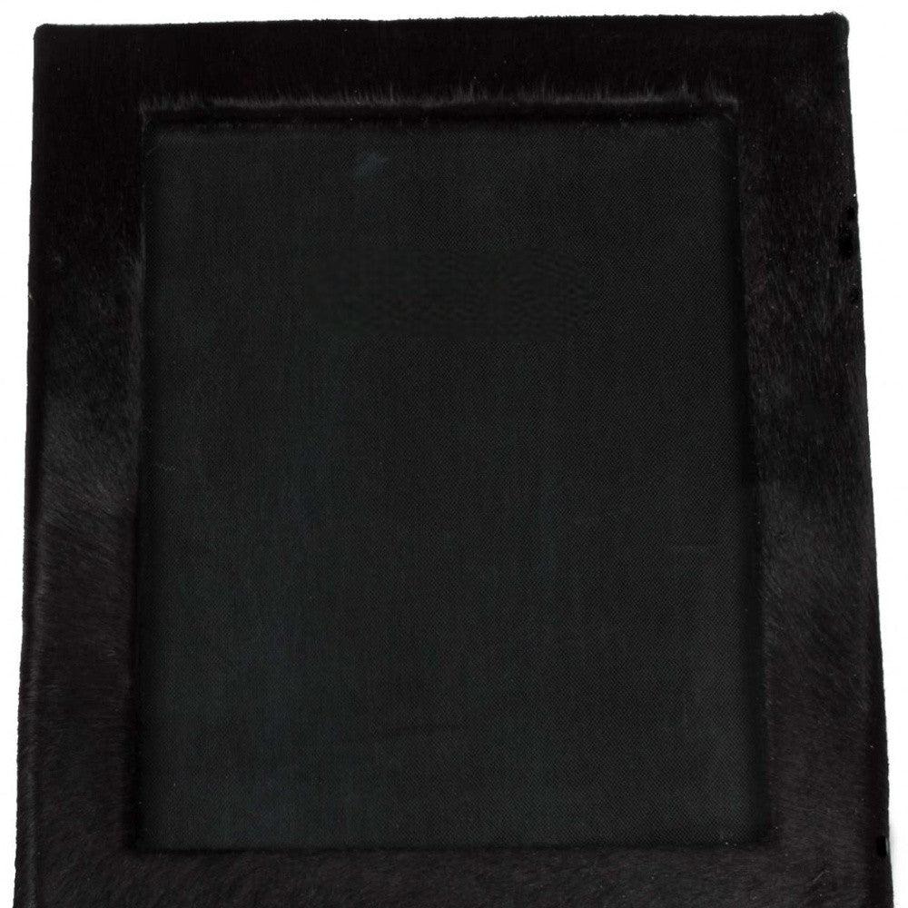 11" X 13" Black  Cowhide   8" X 10" Picture Frame