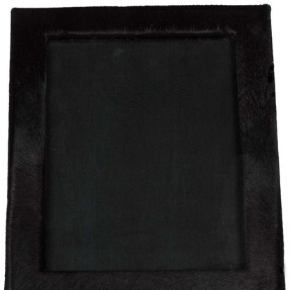8" x 10" Gray Cowhide Tabletop Picture Frame with Mat