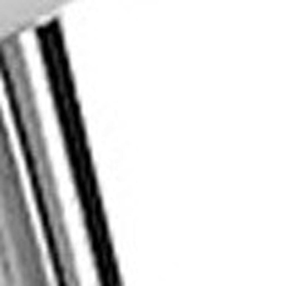 Set of Two White And Silver Upholstered Faux Leather Dining Side Chairs