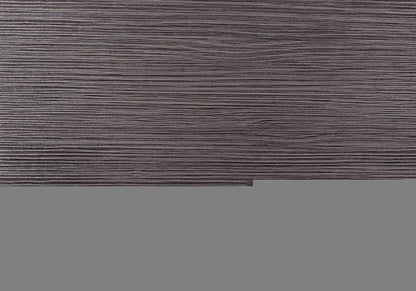 48" Taupe And Silver Metal Dining Table