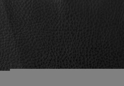 Set of Two Black And Silver Upholstered Faux Leather Dining Side Chairs