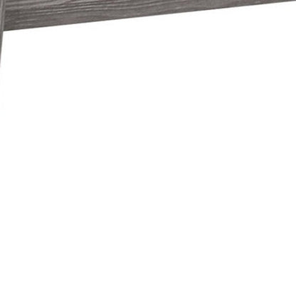 42" Gray Open Shelving TV Stand