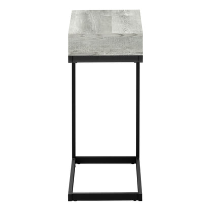 10.25" X 15.75" X 24.5" Cappuccino Finish And Gold Laminated Drawer Accent Table