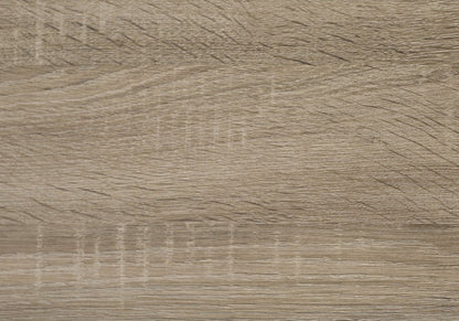 48" Taupe Wood Open Shelving TV Stand