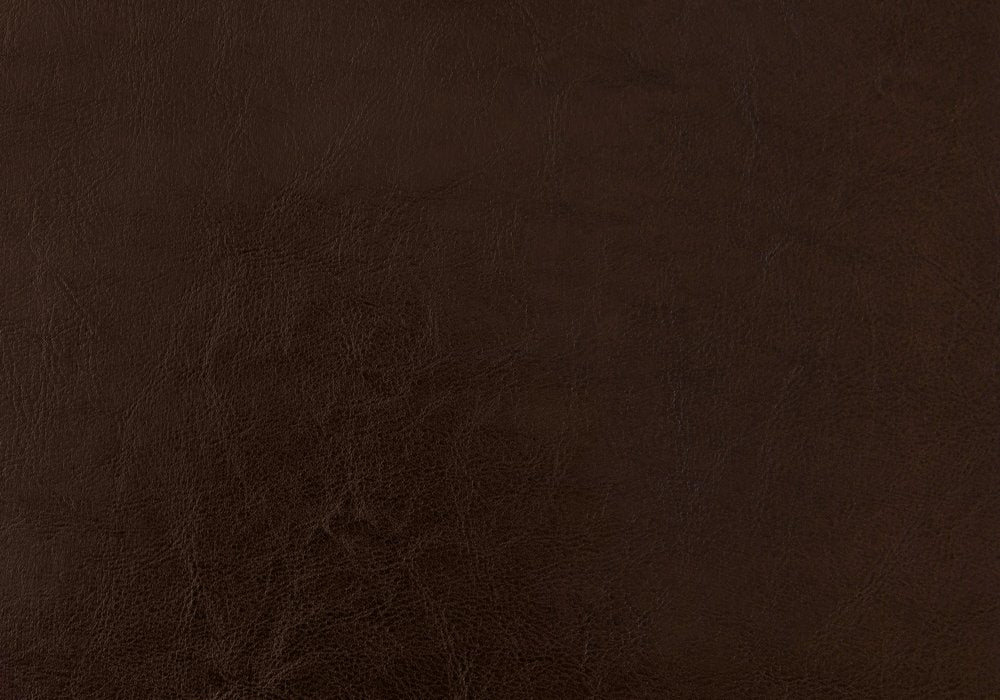 Brown Solid Wood Twin Upholstered Faux Leather Bed Frame