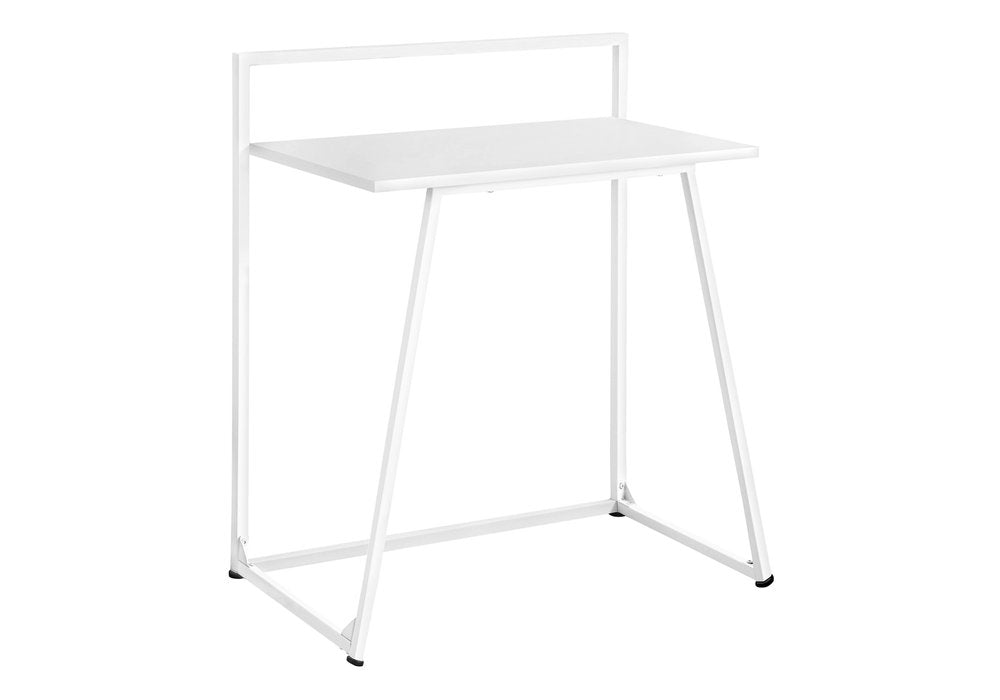 30" White and Gray Computer Desk