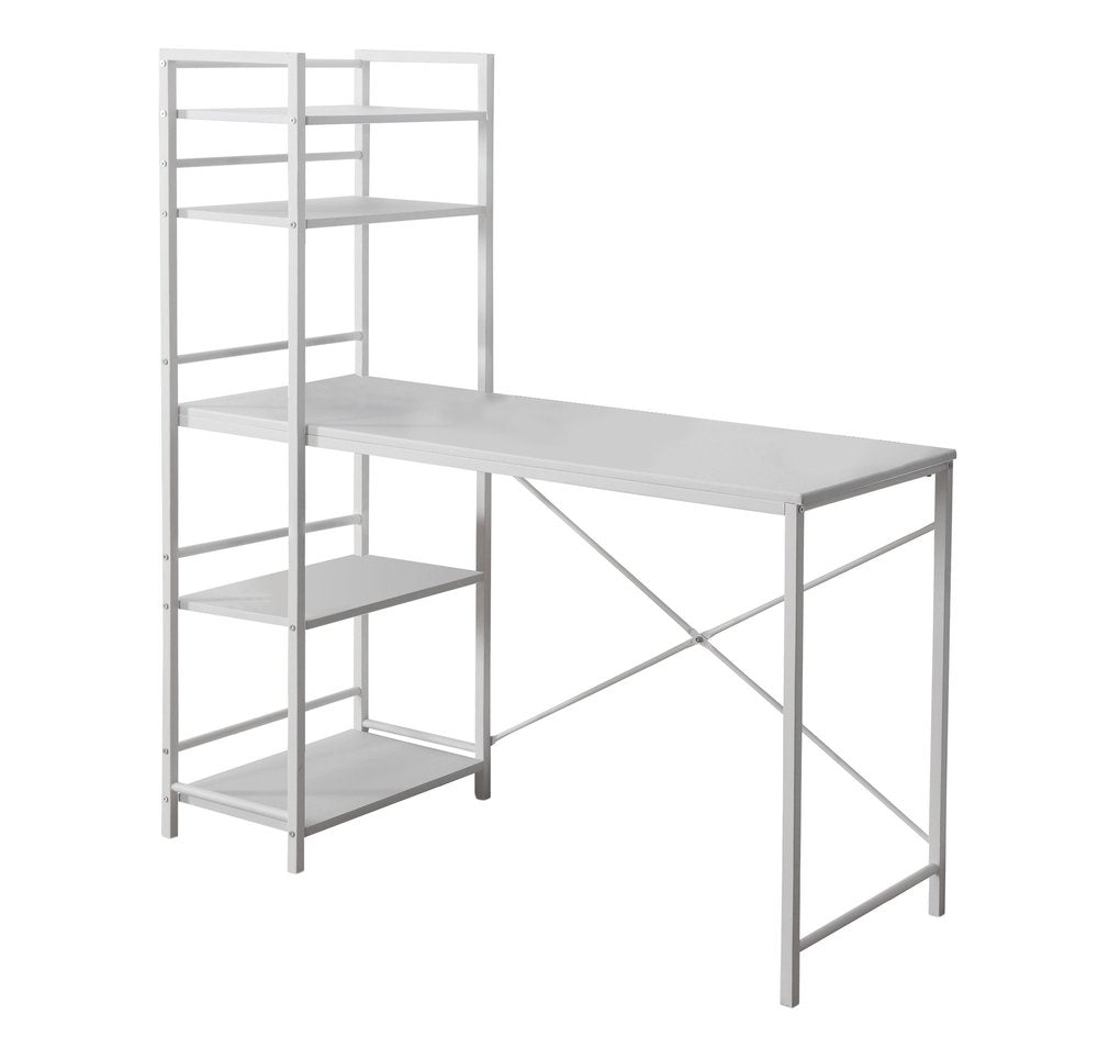 47" White Computer Desk