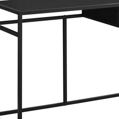 42" Black Computer Desk