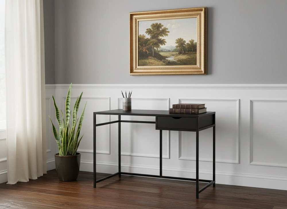 42" Black Computer Desk