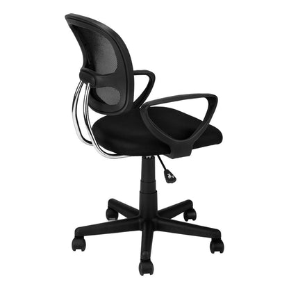 Gray And Black Swivel Rolling Office Chair