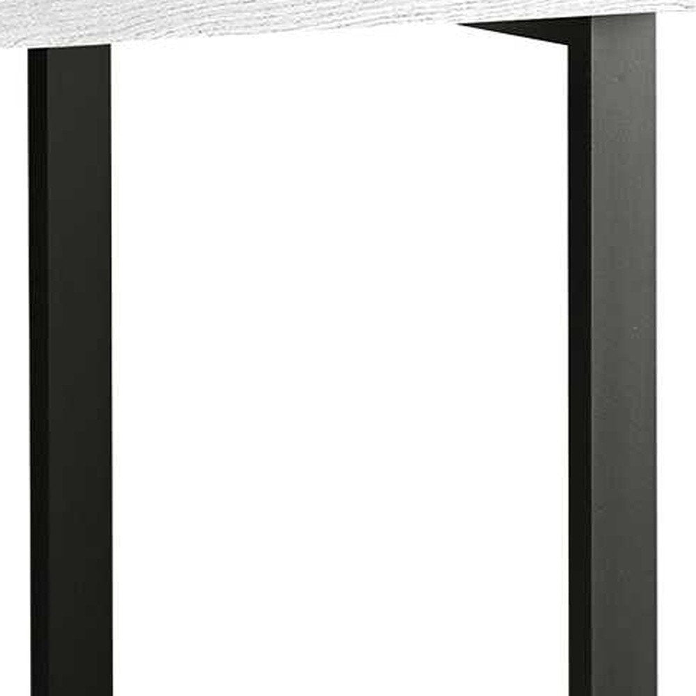 47" Brown and Black Computer Desk With Three Drawers