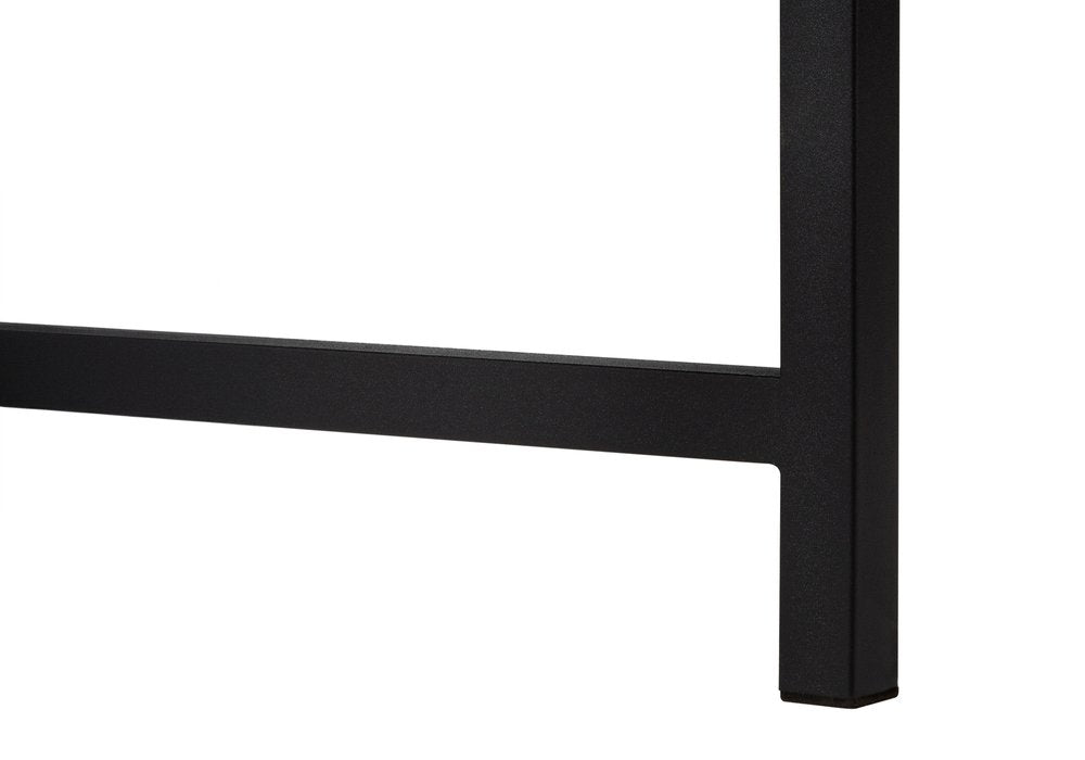 47" Brown and Black Computer Desk With Two Drawers