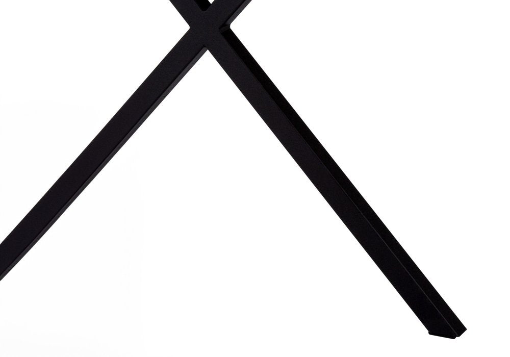 24" White and Silver Computer Desk With Two Drawers