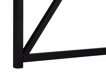 24" Taupe and Black Computer Desk