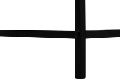 24" Gray and Black Computer Desk With Three Drawers