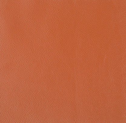 Two Piece Indoor Camel Italian Leather Five Person Seating Set