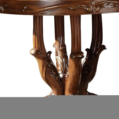 48" Brown Solid Wood Dining Table