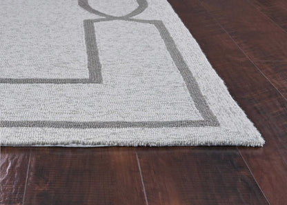 8' X 11' Ivory Indoor Outdoor Area Rug
