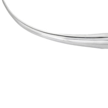 10" Silver Buffed Aluminum Decorative Wall Sculpture