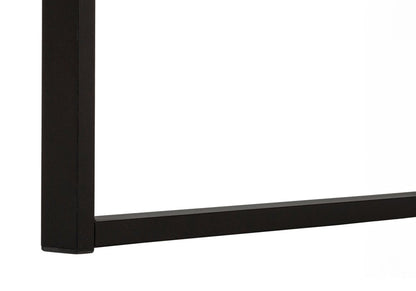 49" Gray and Black Computer Desk