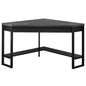 42" Gray and Black Corner Computer Desk