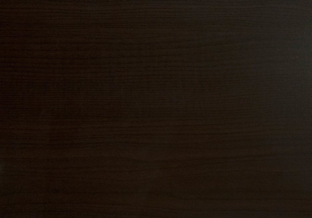 47" Dark Brown and Gold Computer Desk With Two Drawers