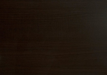 47" Dark Brown and Gold Computer Desk With Two Drawers