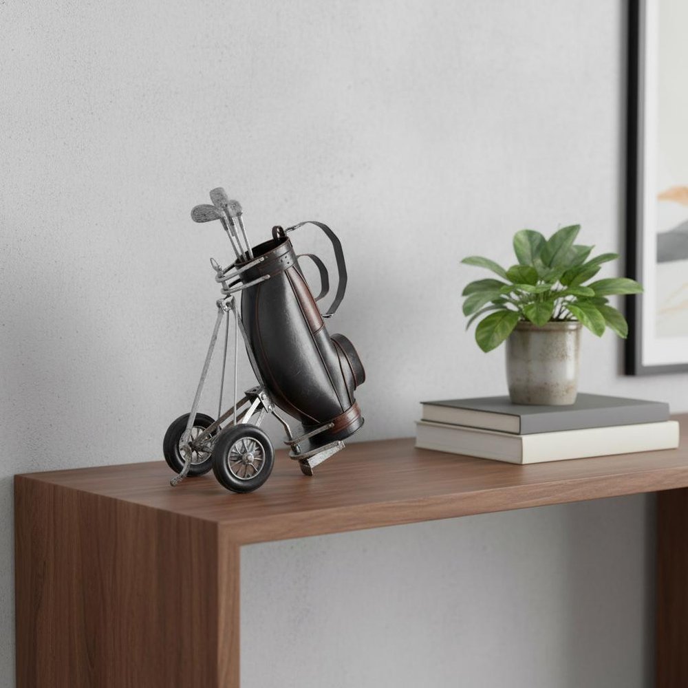 6.5" X 8" X 10" Black Golf Bag