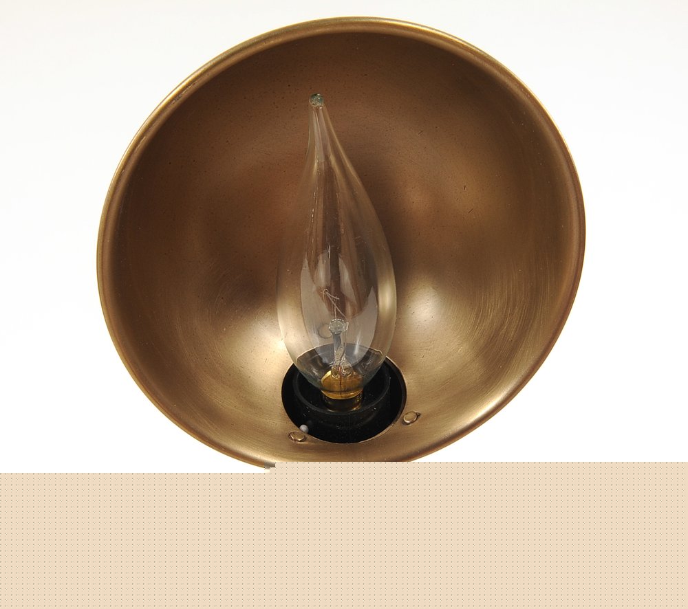 20" Black Metal Adjustable Desk Table Lamp With Gold Bowl Shade