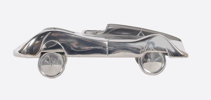 3" Nickel Aluminum Hand Painted Model Car Tabletop Sculpture