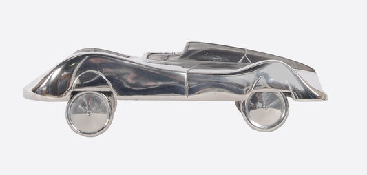 3" Nickel Aluminum Hand Painted Model Car Tabletop Sculpture