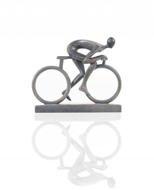 7" Black Resin Hand Painted Figurine