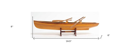 6" X 24.5" X 6" Boston Whitehall Tender