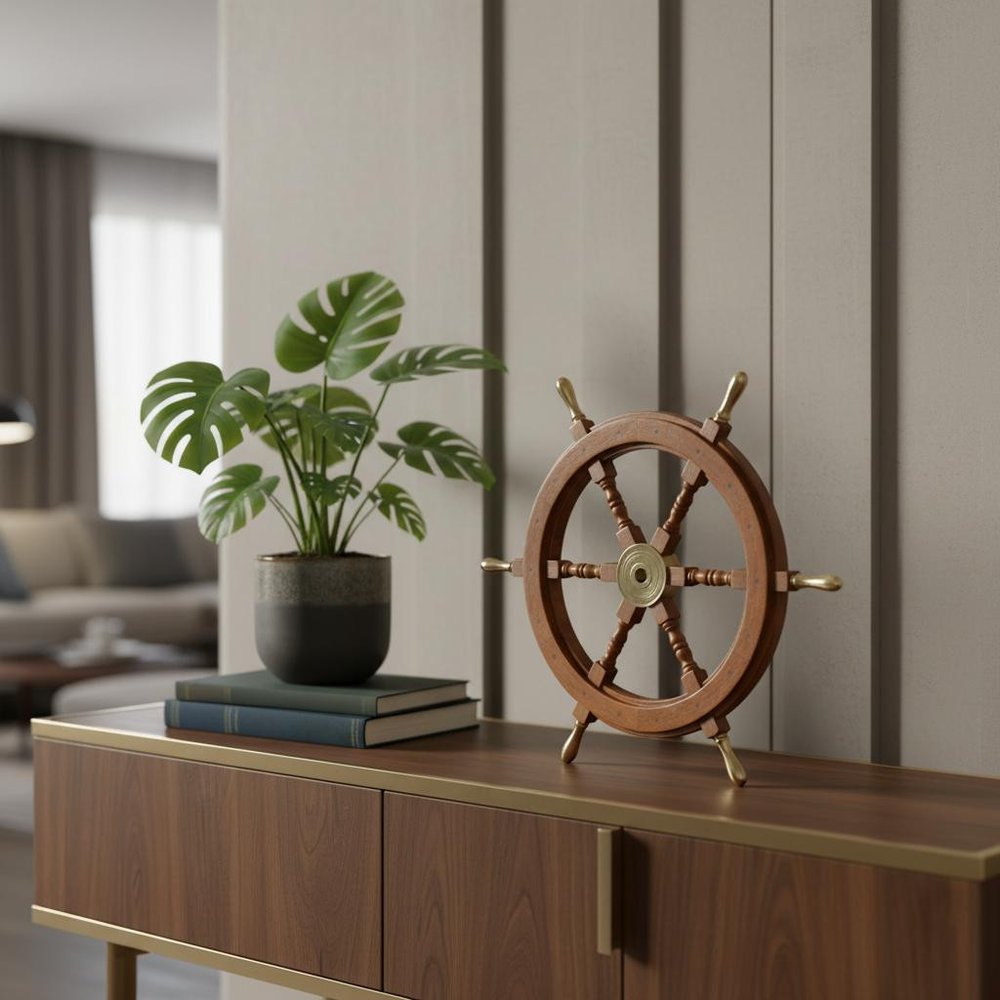 30" X 30" X 2" Ship Wheel