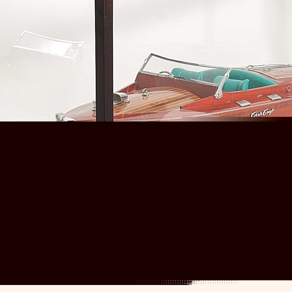 14" X 37.5" X 15" Display Case For Speed Boat