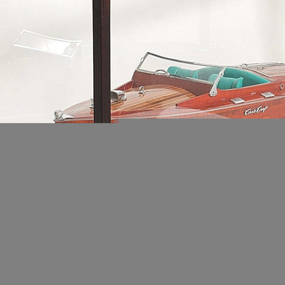 14" X 37.5" X 15" Display Case For Speed Boat