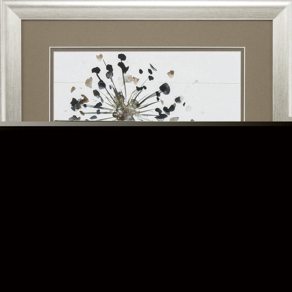 19" X 19" Brushed Silver Frame Natures Lace (Set Of 2)