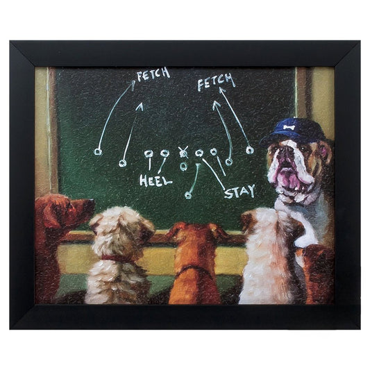 11" X 9" Black Frame Game Plan