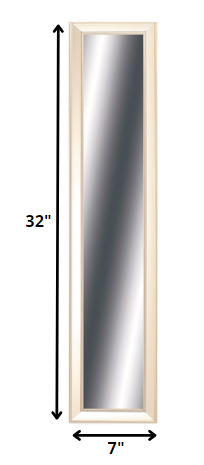 32" Champagne Gold Framed Accent Mirror