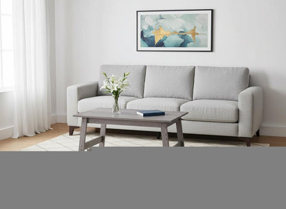 Set of Three 36" Gray Coffee Table