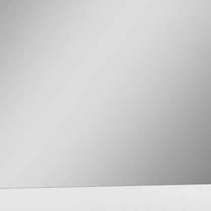 45" White Wood Framed Mounted Dresser Mirror