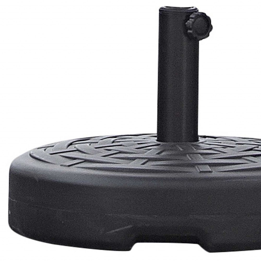 Black Plastic Umbrella Base