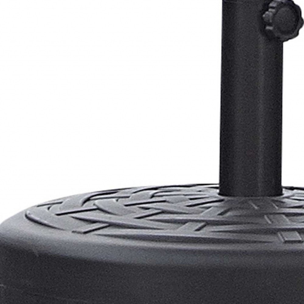 Black Plastic Umbrella Base