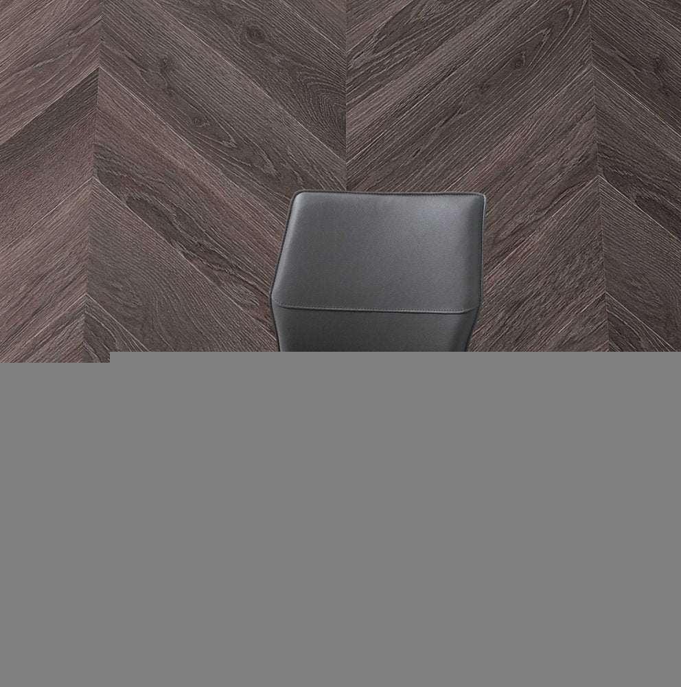 Set of Two Gray Slipcovered Upholstered Faux Leather Dining Side Chairs