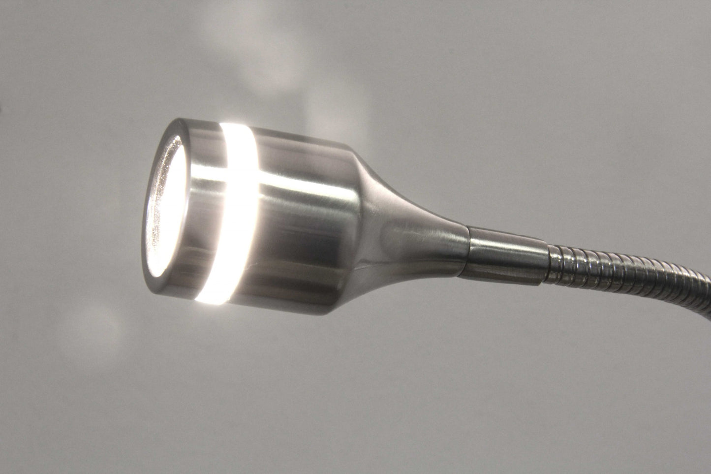 56" Silver LED Arched Floor Lamp With Silver