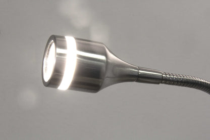 56" Silver LED Arched Floor Lamp With Silver