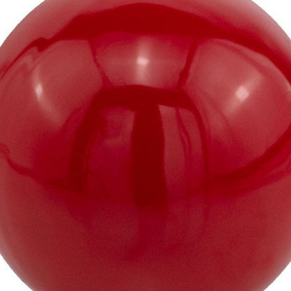 4" Red Aluminum Decorative Orb Tabletop Sculpture