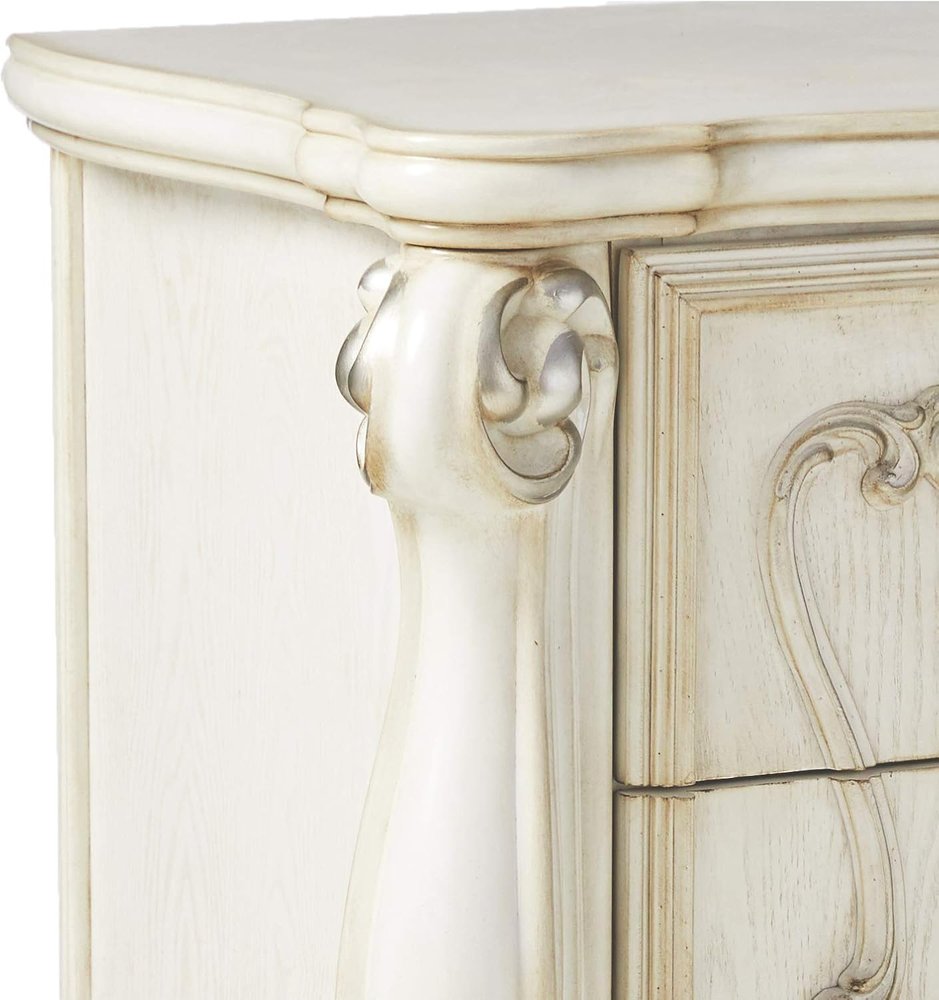 31" Brown Two Drawers Nightstand